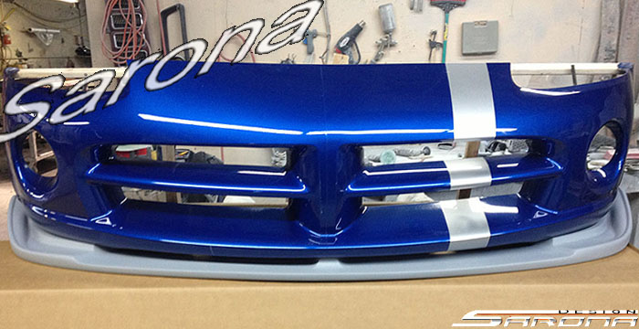 Custom Dodge Viper Front Bumper Add-on  Coupe Front Add-on Lip (2003 - 2010) - $490.00 (Part #DG-003-FA)